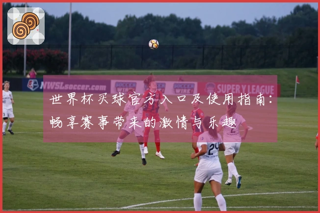 世界杯买球官方入口及使用指南：畅享赛事带来的激情与乐趣
