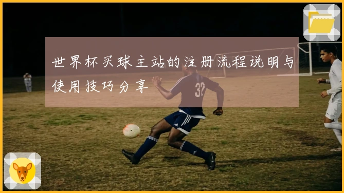 世界杯买球主站的注册流程说明与使用技巧分享